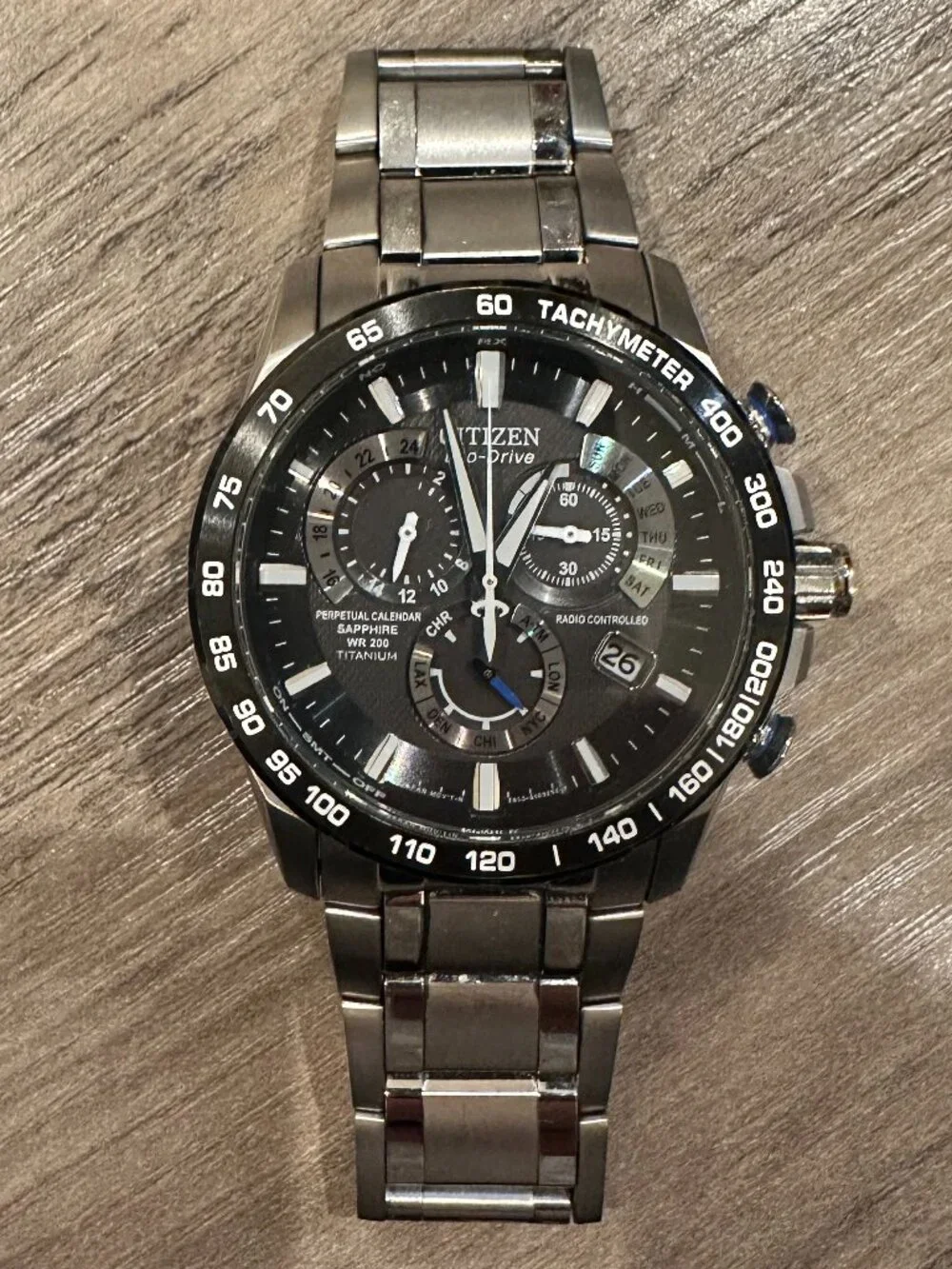Titanium Chronograph Citizen Watch